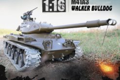 Ferngesteuerter Panzer mit Schuss U.S. M41 A3 WALKER BULLDOG Heng Long 1-16 -2,4Ghz V6.0 -PRO -1