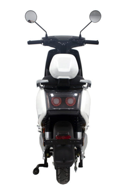elektro scooter city roller m9 60v lion akku weiss 7 1